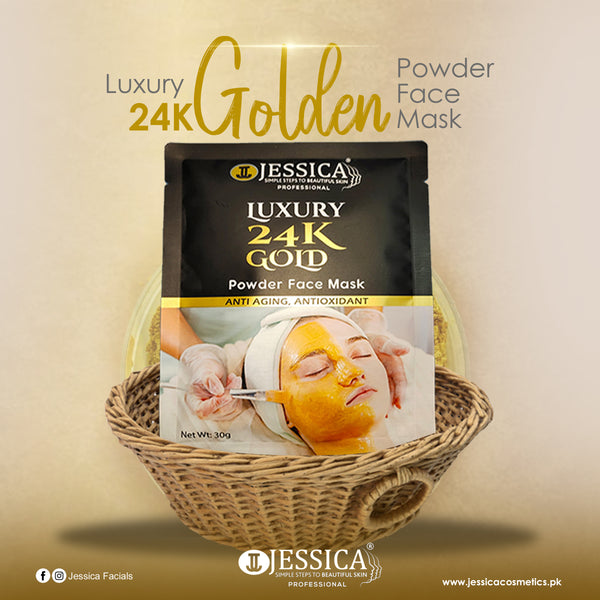 Luxury 24K Golden Powder Face Mask