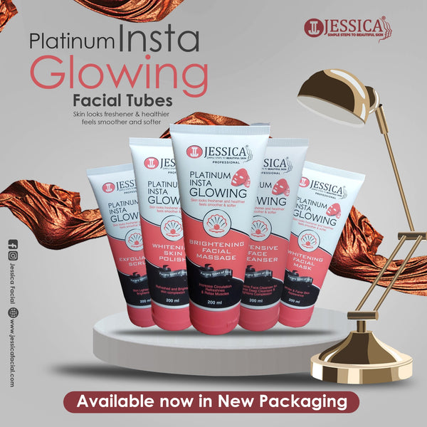 PLATINUM INSTA GLOWING FACIAL TUBE SET