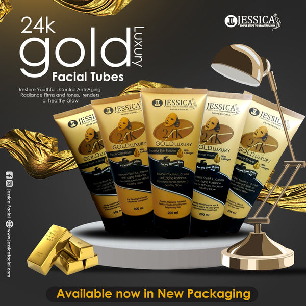 24k GOLD FACIAL TUBES (PACK)